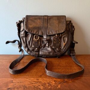 All Saints Leather Crossbody Bag